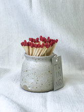 Load image into Gallery viewer, CERAMIC MATCHSTICK POT
