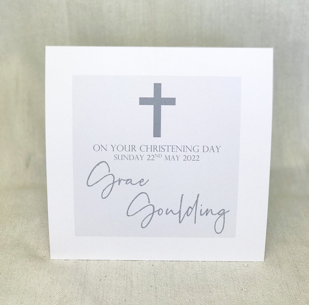 CHRISTENING/BAPTISM CARD